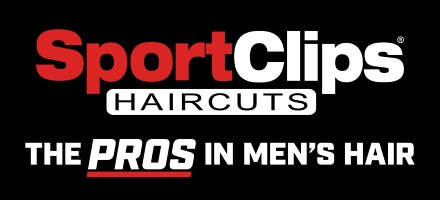 Sport Clips Logo Pros In Mens Hair On Black